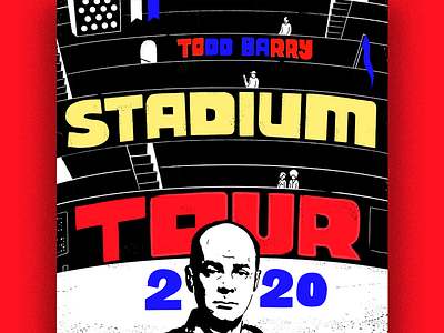 Todd Barry poster advertising comedy poster stand up todd barry