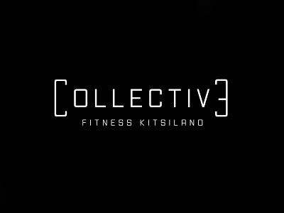 Collective Fitness Kitsilano bc branding canada clean resume fitness fitness logo illustrator kitsilano minimal simple wordmark workout