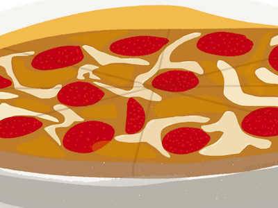 Pizza Is Always A Good Idea food illustration pizza restaurant concept sketch
