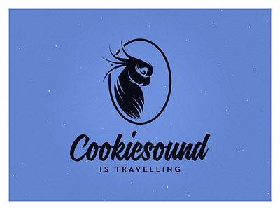 Cookiesound Logo - 2014 branding corporate emblem logo mark parrot travel typography