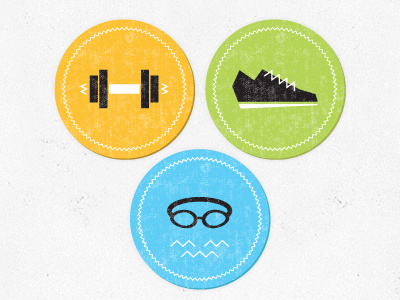 Workout Icons cardio fitness icons runner running sports swimmer swimming weight weightlifting workout