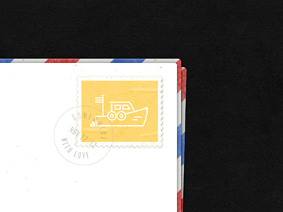 Contact - Details boat contact contactform mail pattern responsive stamp texture travel ui