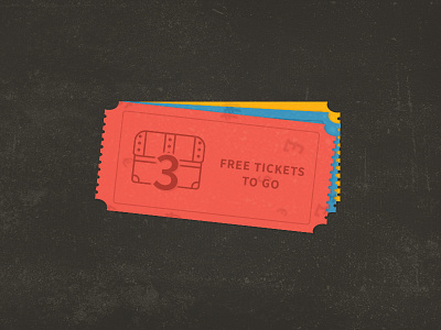 Tickets PSD Freebie adobe photoshop flat free freebie illustration illustrator photoshop psd simple ticket vintage