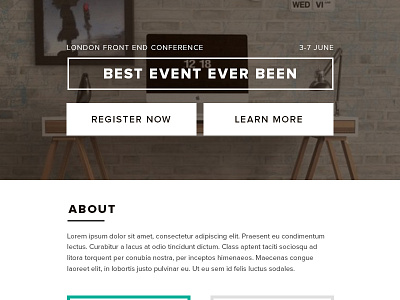 Event Newsletter email mail template