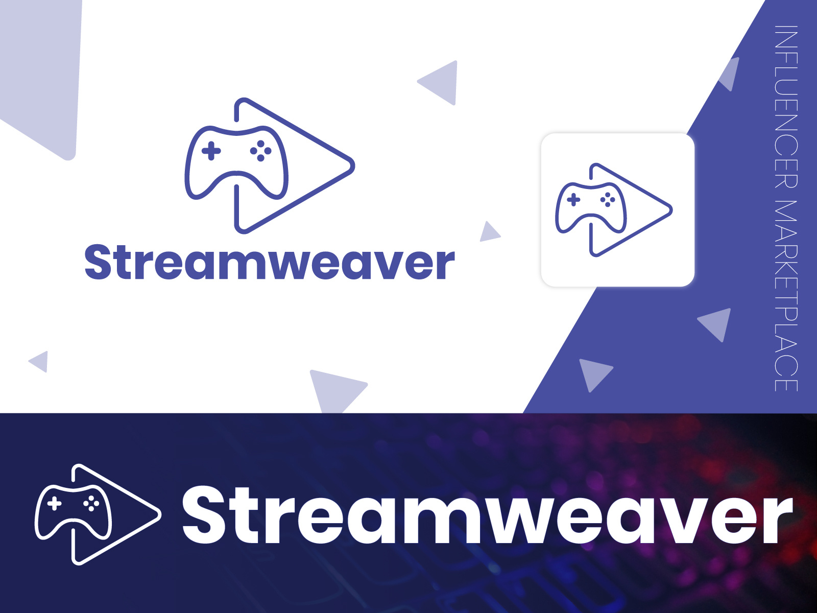 Streamweaver Video Game Logo & Branding by Wes Merrill on Dribbble