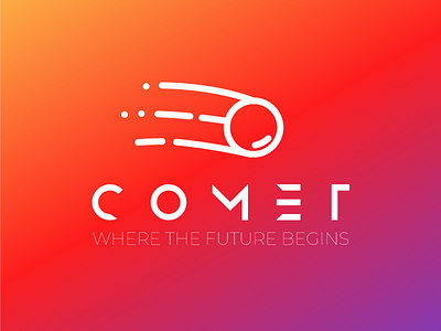 Comet Logo | Aerospace Company comet logo logo design challenge space