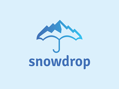 Ski Mountain Logo | Snowdrop daily logo challenge ski ski logo ski mountain ski mountain logo snowdrop