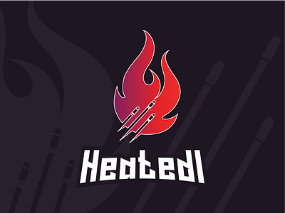 Fire Logo | HeatedL | Daily Logo Challenge esports esports logo fire fire logo online gaming