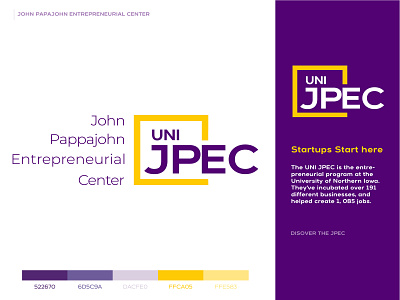 JPEC Logo branding cedar falls des moines iowa logo logo design uni university of northern iowa