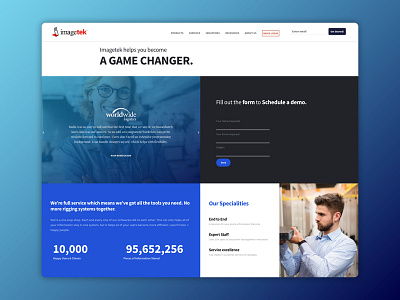 Schedule A Demo Landing Page cloud storage demo des moines design iowa landing page landing page concept landing page design schedule a demo tech