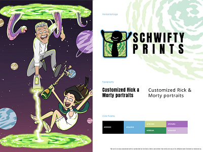 Schwifty Prints | Rick and Morty