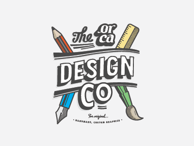 Orca design badge