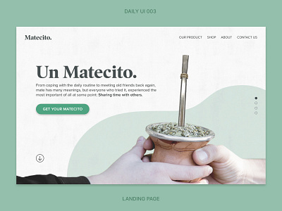 Daily UI 003 - Landing Page