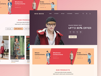 E commerce website  Big boss