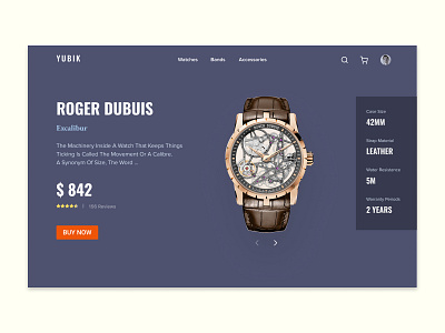 Watch Shop UI