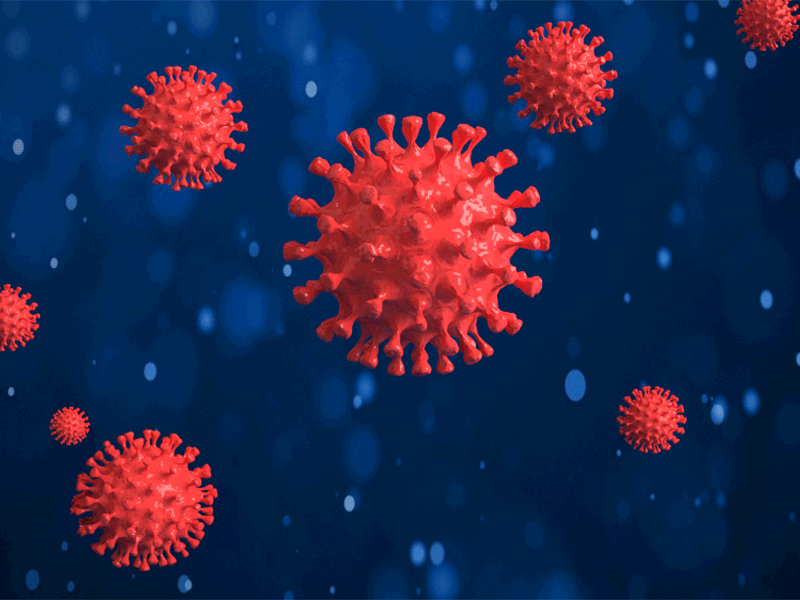 Virus - Animation Practice 3d aftereffects animation cinema4d corona coronavirus dailyui design gif rendering virus