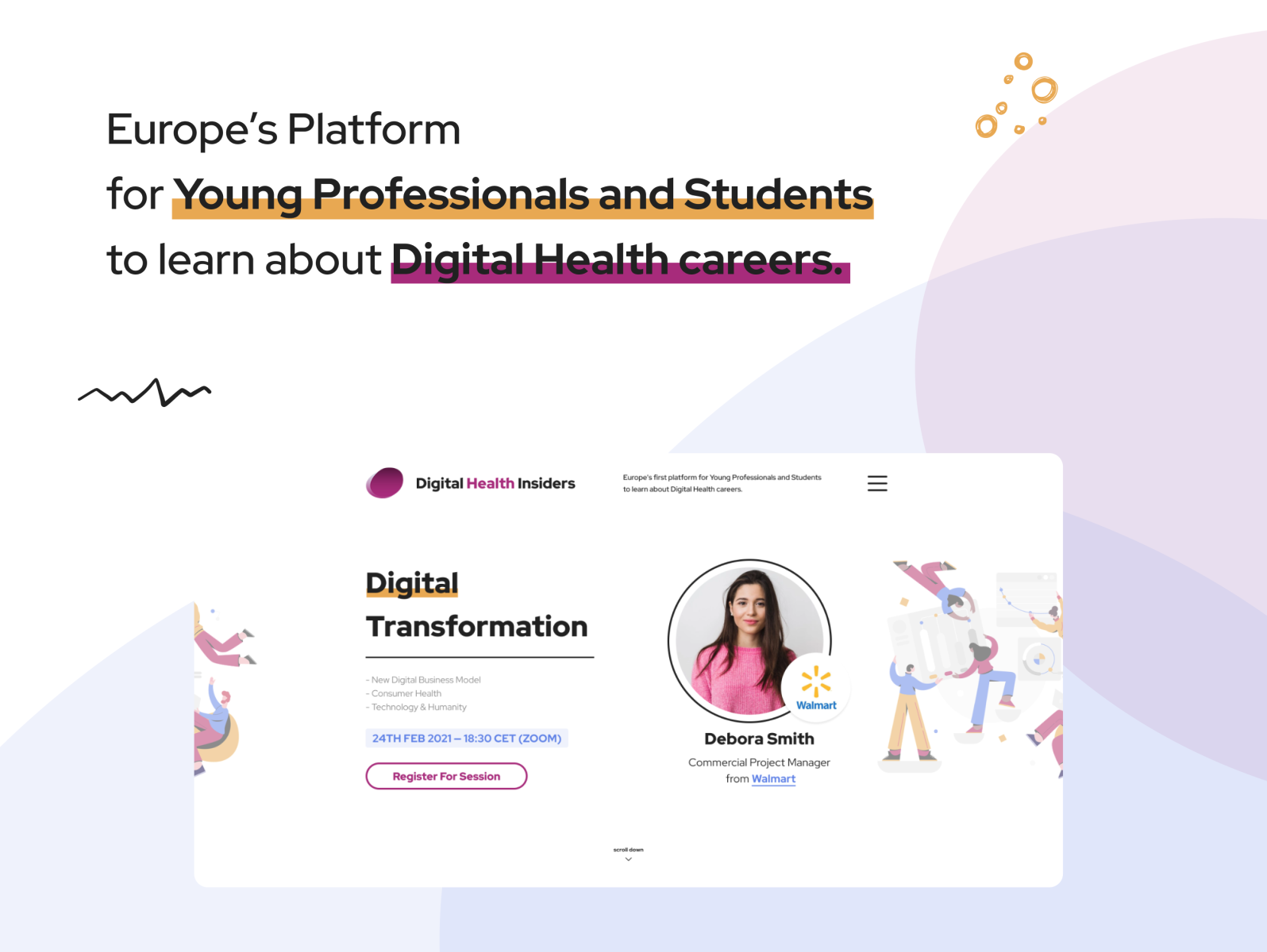 Digital Health Insiders by Evgeniia Moshnitskaia on Dribbble