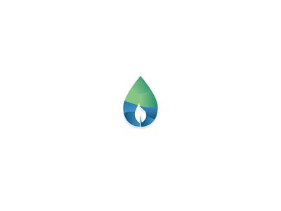 Raindrop leaf design eco ecofriendly ecology grass icon icon design illlustration leaf logo raindrop vector water color water drop