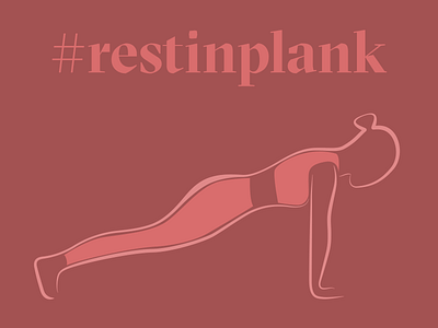 plank design illustration love minimal vector yoga