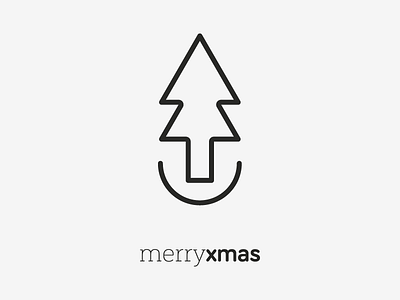 minimal xmas icon minimal smile xmas