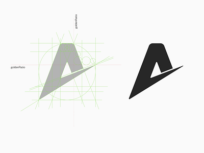 "A" Logo Design brand design brand identity branding design icon logo logo design minimal typography vector