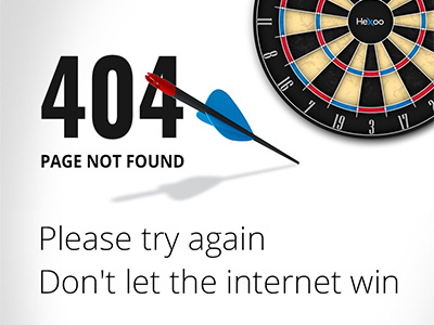 404 Error page 404page arrow bullseye design errorpage funny new ux
