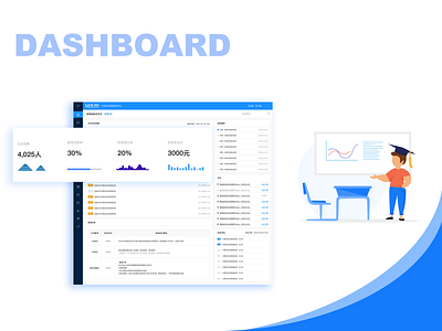 Dashboard illustration ui