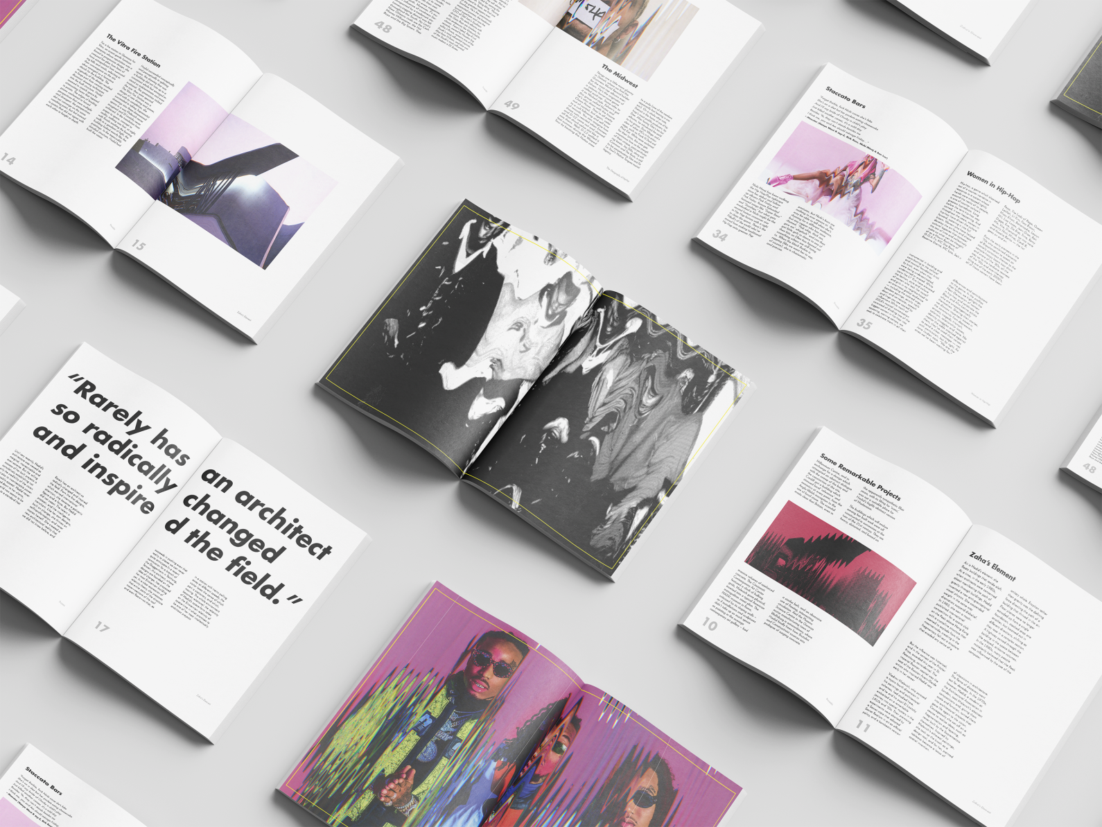 Zaha Hadid X Hip Hop // Zine Project by Siladityaa Sharma on Dribbble