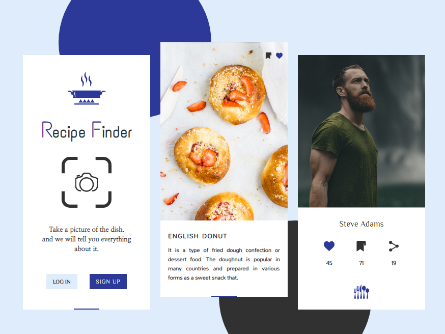 Recipe Finder by Ankit Thakur on Dribbble