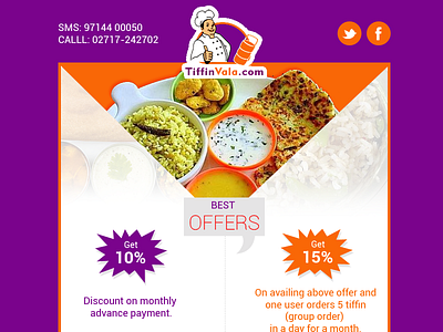 Promotional Newsletter clean discount food newsletter offers restaurant services