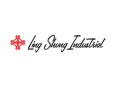 Logo - Ling Shung Industrial branding clean identity illustrator logo symbol typo vector