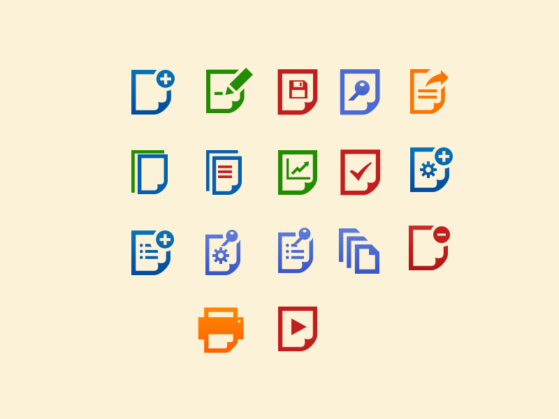 Flat Icons by Rebirth Pixel on Dribbble