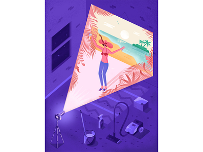 "How to stop compulsive lying" illustration for Sante magazine design graphic illustration isometric magazine people psychology texture vector woman