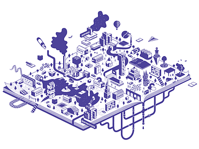 The guide to publishing houses of children's books book guide house illustration isometric maps vector