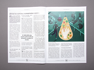 Illustration for Bio Family magazine