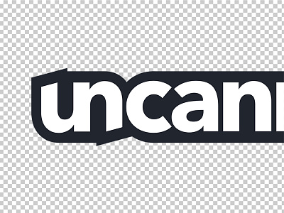 "uncan…" Wordmark logo wip wordmark