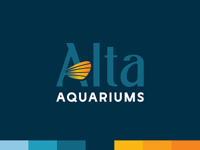 Alta Aquariums branding design identity logo logomark unused