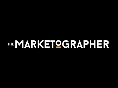 The Marketographer Logo branding identity logo modern