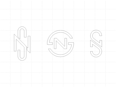 SN Monogram Outlines