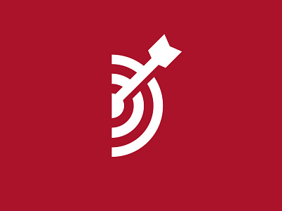 Target "D" arrow d icon killed logo logomark target unused