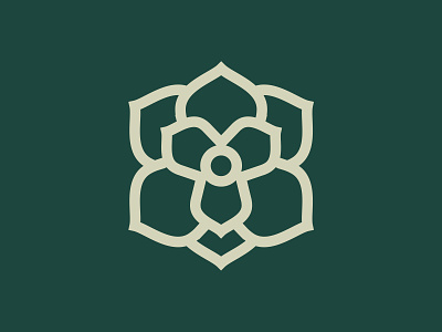 Magnolia design flower icon illustration killed logo logomark magnolia rejected unused