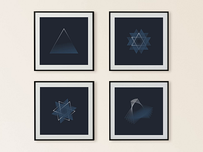 Wall Art after effects augmented reality design illustrator loop minimal motion design wall art
