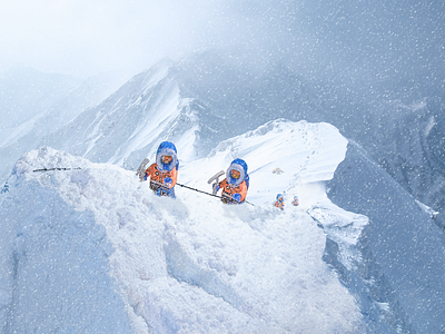 Snowy Climb