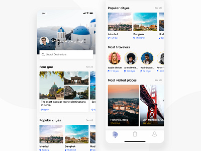 Trip Planner App app booking design detail discovery hotel booking ios mobile mobile app people planner product search travel traveling trip trip planner ui ui design ux