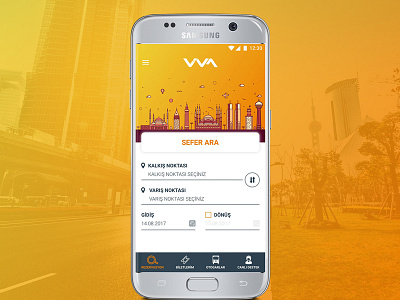 Vivalines Bus Booking Mobile App android app app booking bus booking mobile search tickets ui user