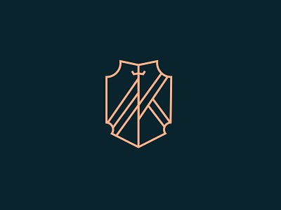 Attorney Office attorney brand branding design icon iconography identity justice law letters logo mk monogram shield shield logo