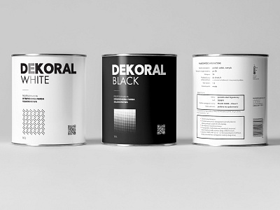 Dekoral bucket bw can design packaging paint paint bucket painting print