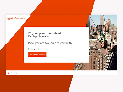 WhyCompanies Temporary Landing Page browser fluid landing landingpage mobile responsive