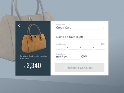 Credit Card Checkout 002 checkout dailyui shopping