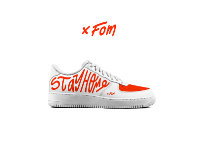 StayHome sneakers custom handlettering handmade illustration shoes sneakers stayhome